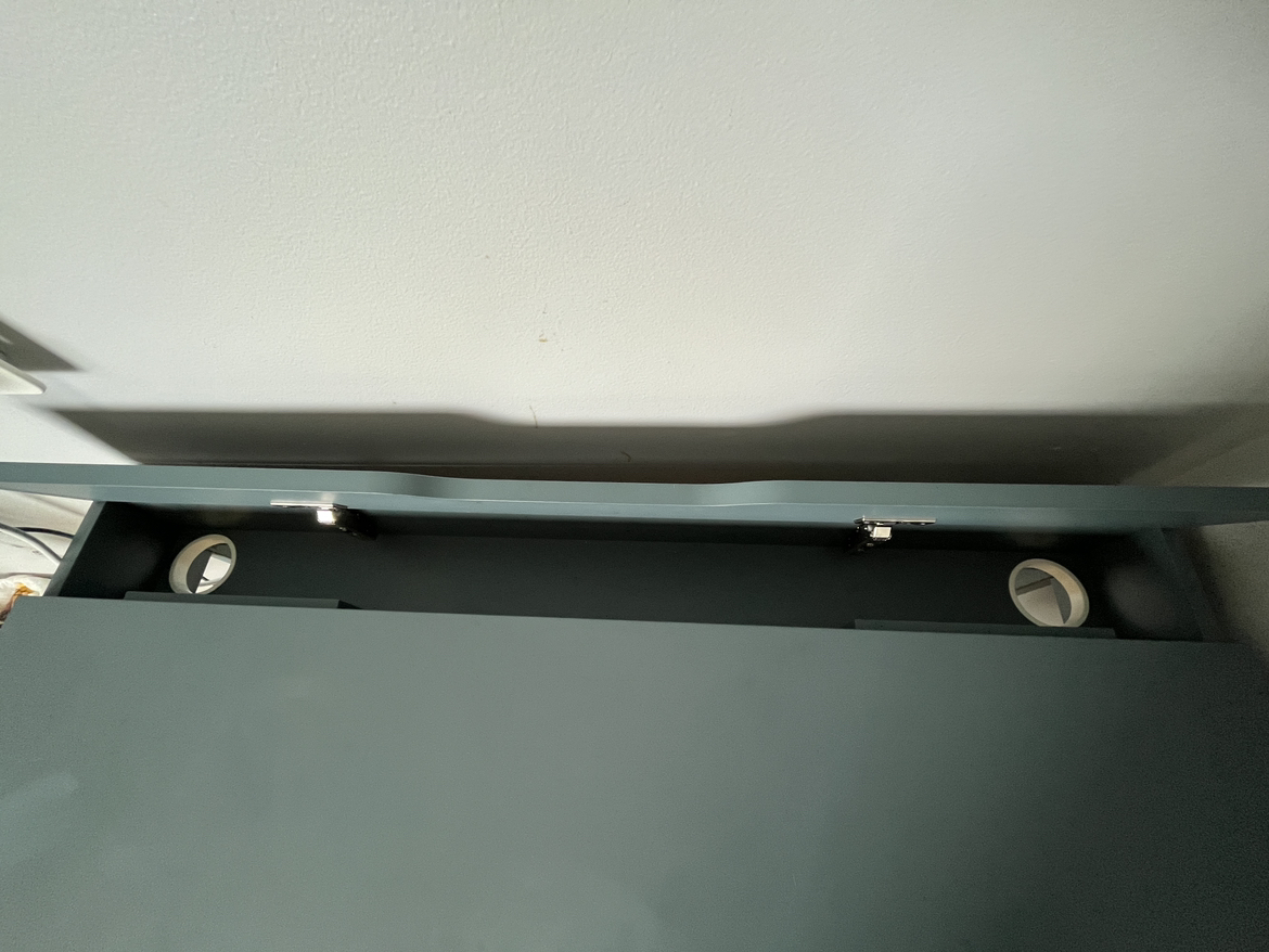 Ikea Desk ALEX in grey-turquoise - photo 2
