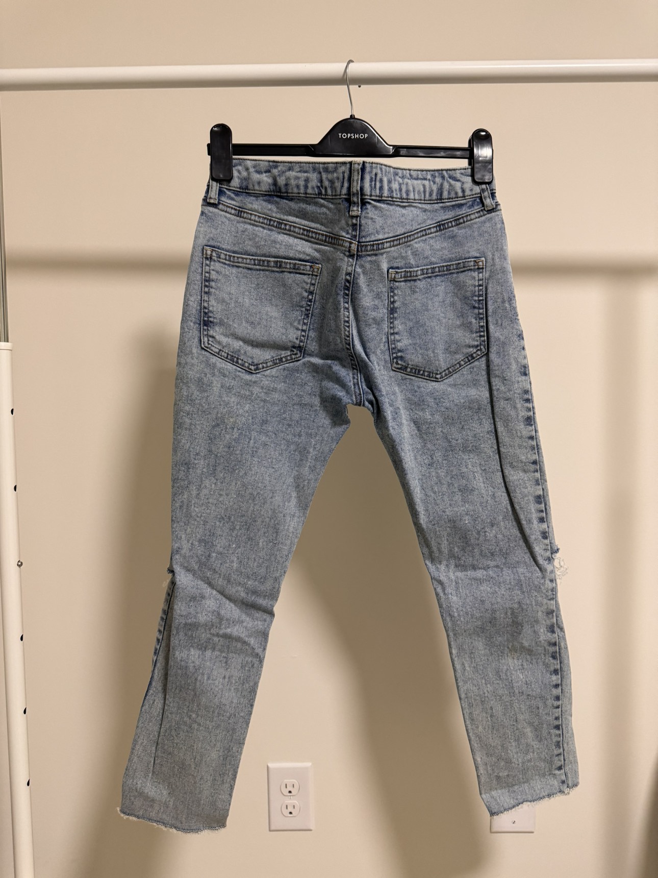 Topmen Tapered Crop Distressed Jeans - photo 2