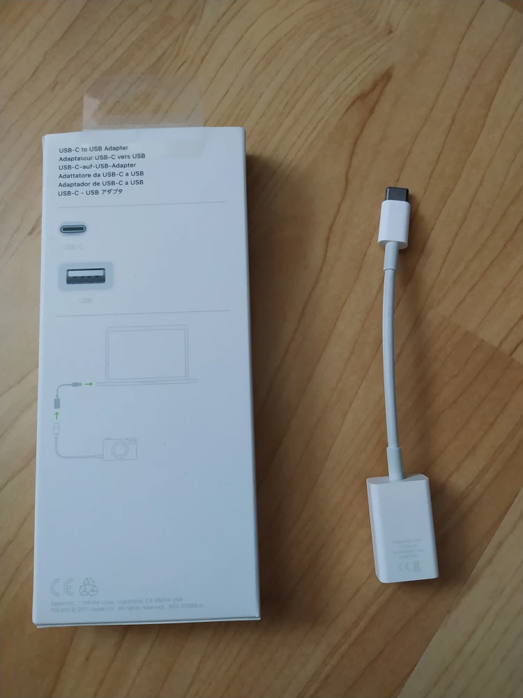 Official Apple USB-C to USB adapter - photo 2