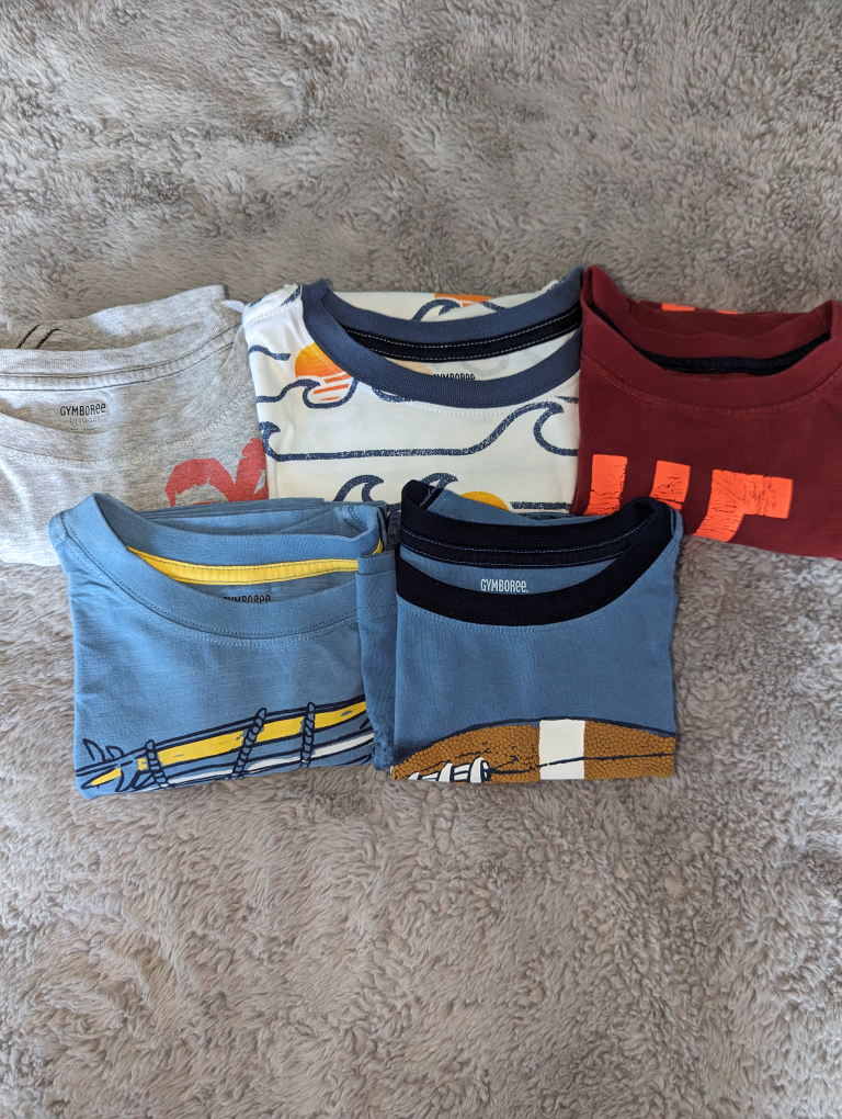 Pack of 5 Gymboree shirts for boys thumbnail