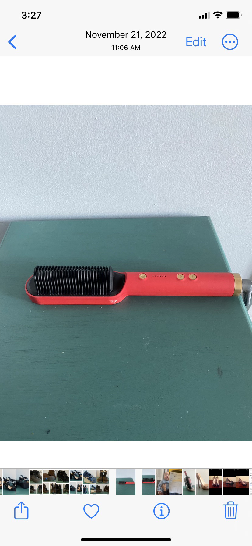 Hot straightening brush image indicator(2)