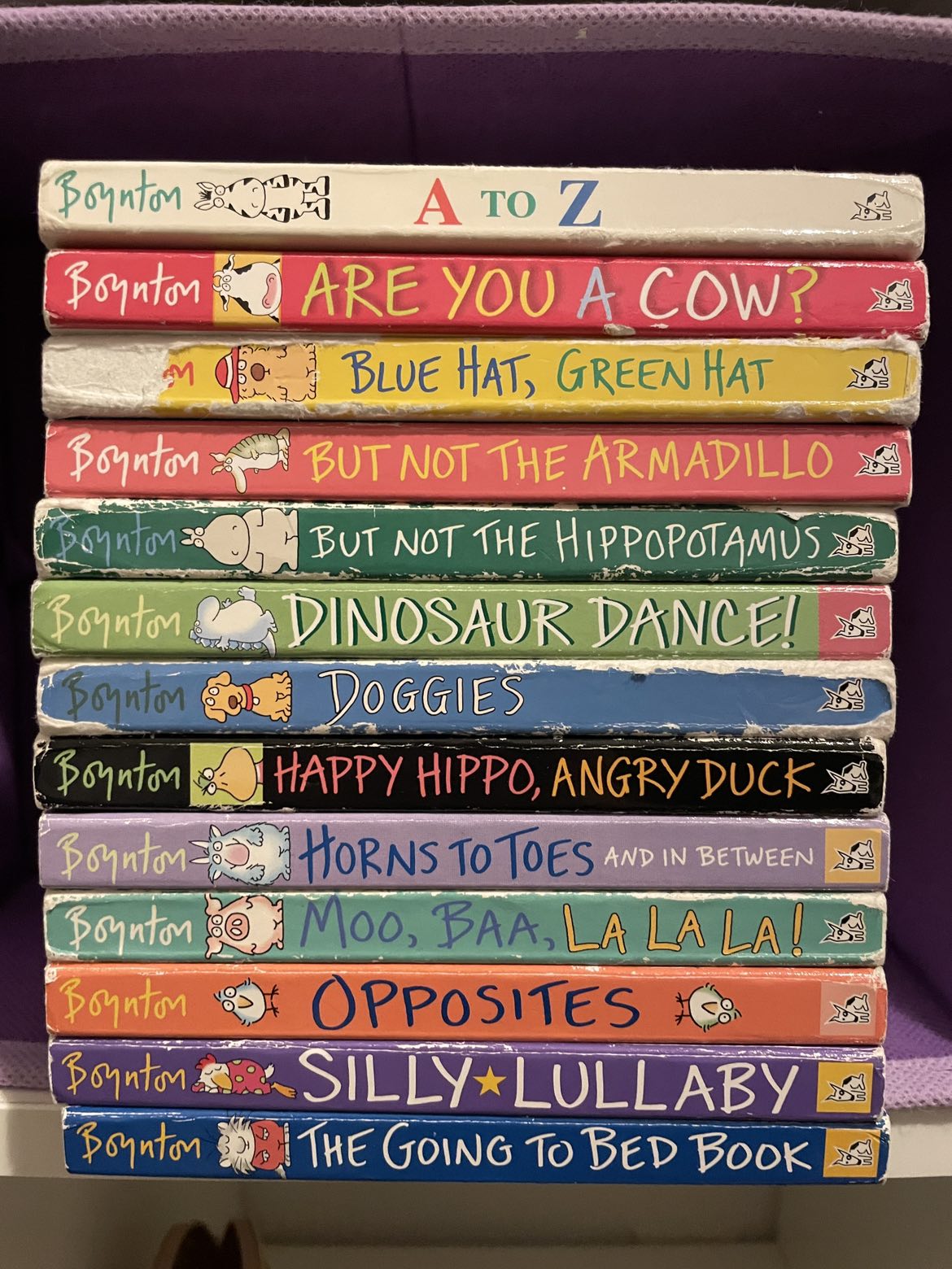 13 USED Sandra Boyton Books