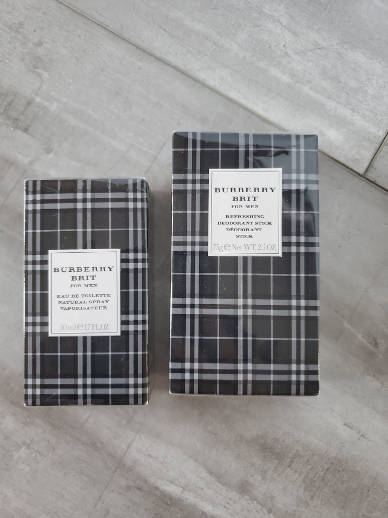 Burberry eau de toilette and deodorant