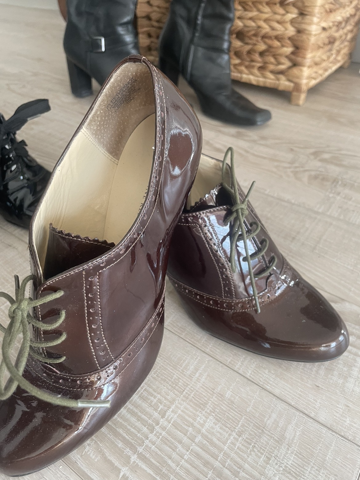 3 pairs of quality shoes, size 10. $130 for 3 or $50 each image indicator(3)