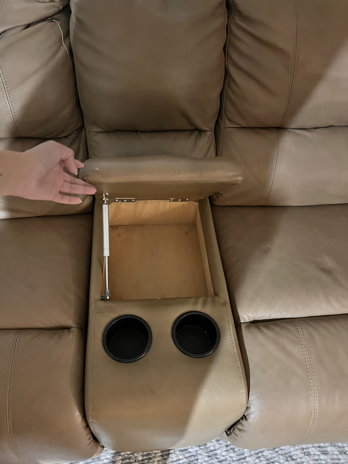 Two Leather Recliners - photo 5