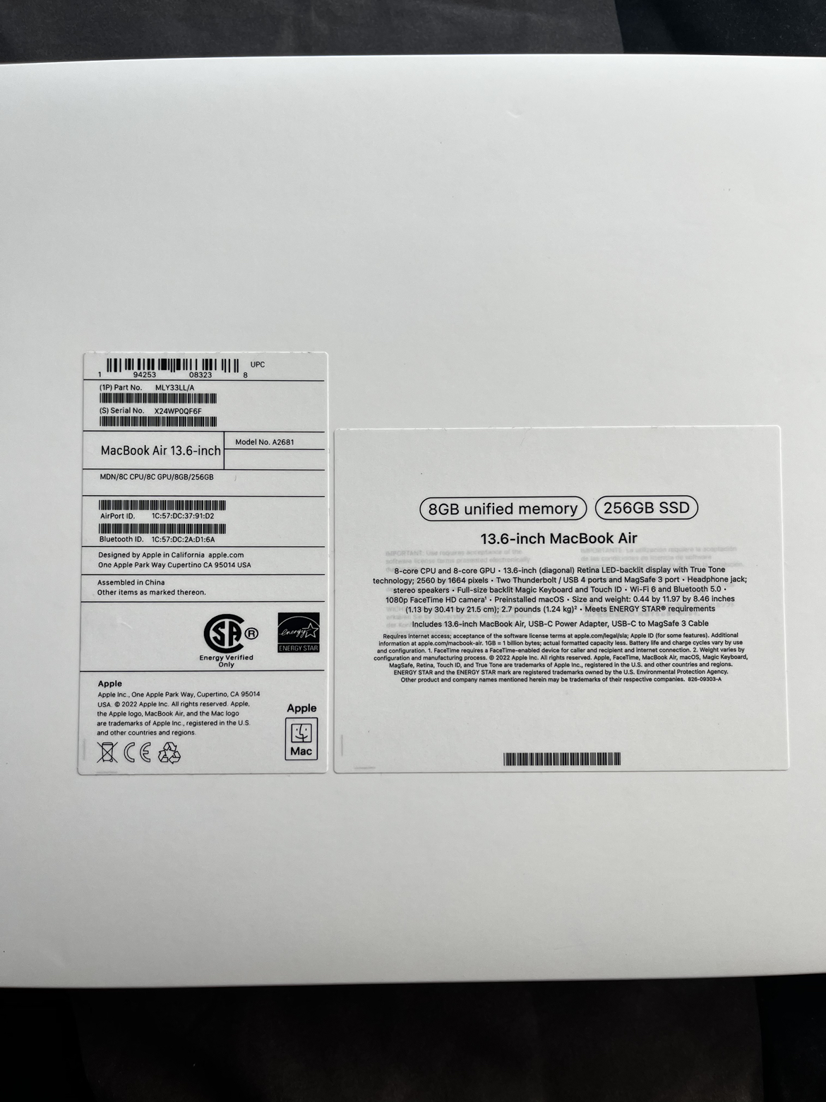 MacBook Air 2022 M2 - photo 3
