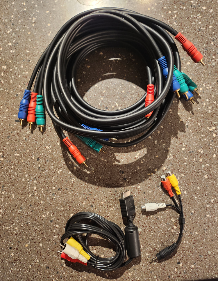 Audio, video, cable wires #freecycle