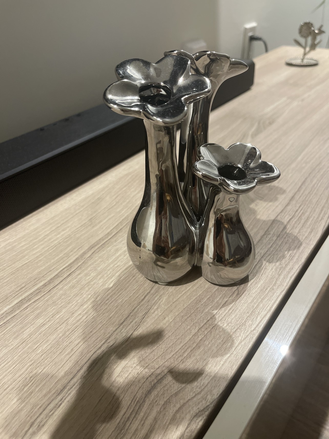 Vintage silver vase
