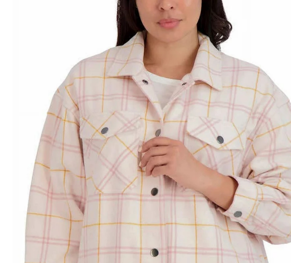 HFX Women's Long Sleeve Cozy Shacket Shirt Jacket - photo 4