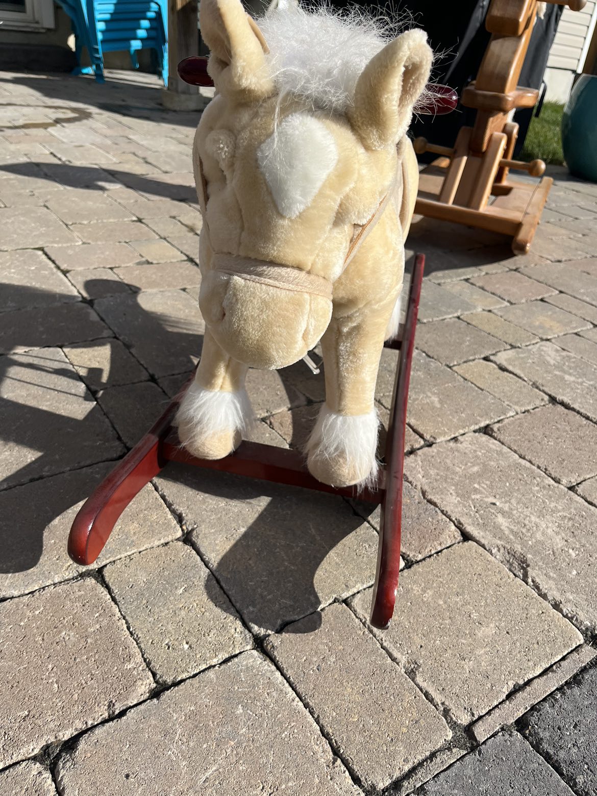 Plush rocking horse - photo 3