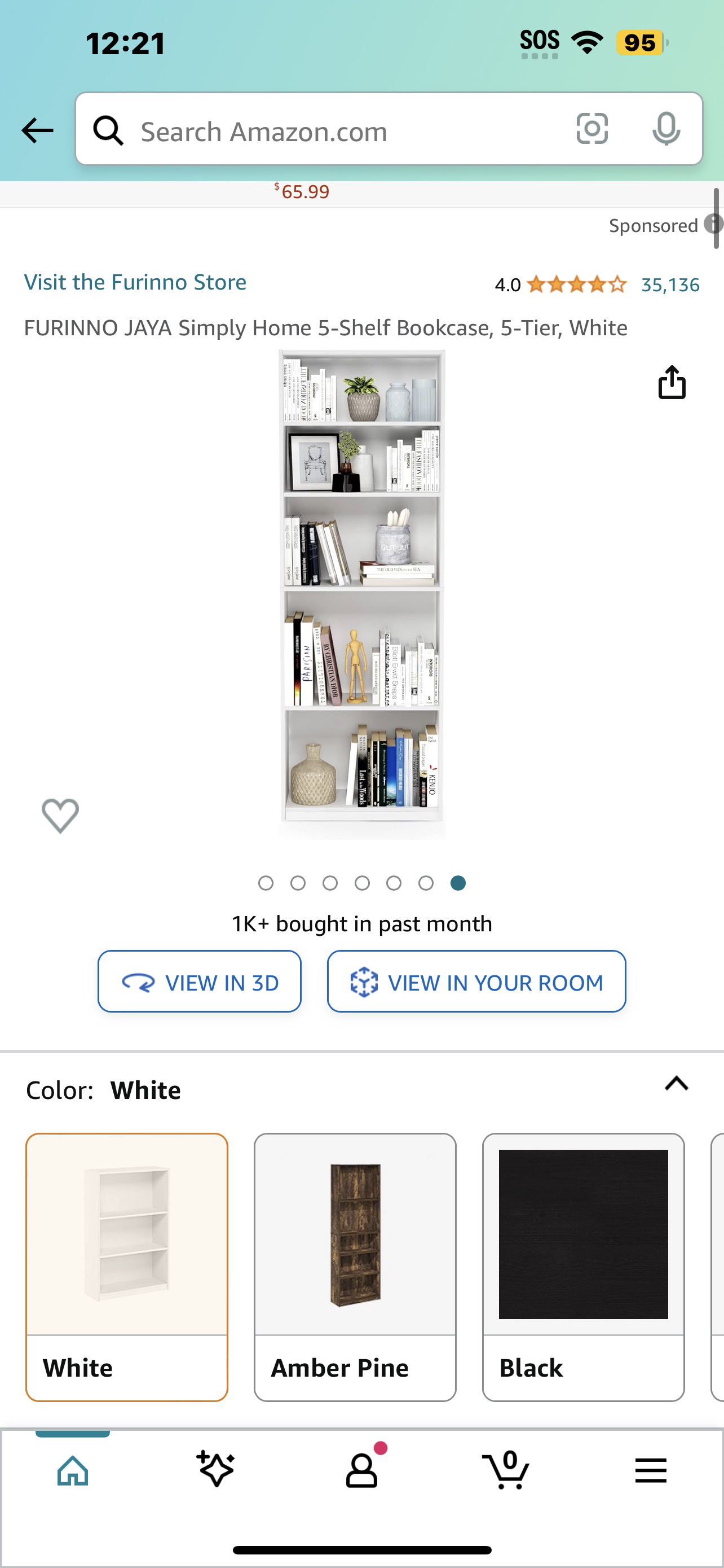5- Tier Book shleves