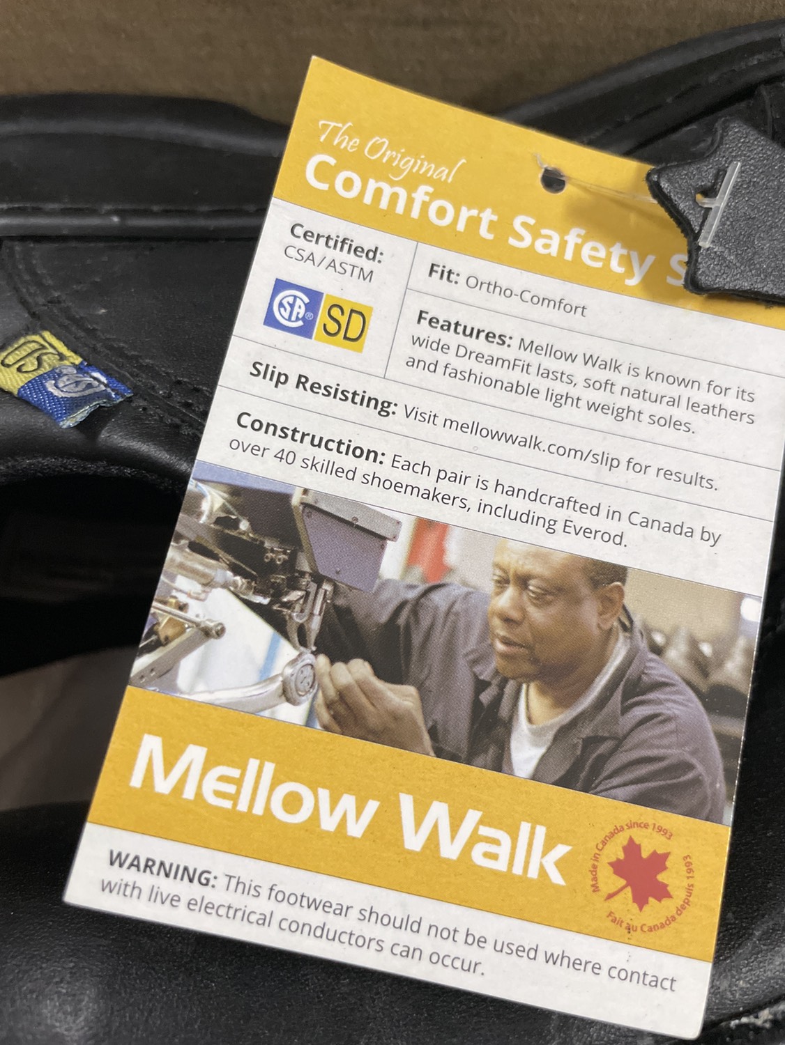 Safety shoes image indicator(4)