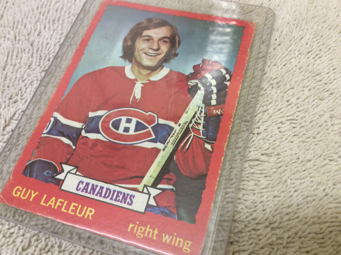 1973-74 TOPPS Guy Lafleur hockey card # 72 - photo 3