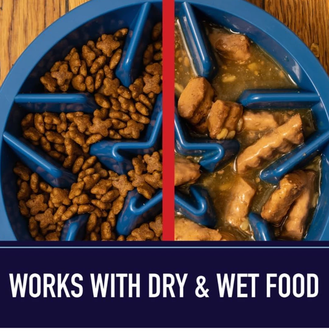 NEW!  Slow Feeding Pet Bowl image indicator(5)