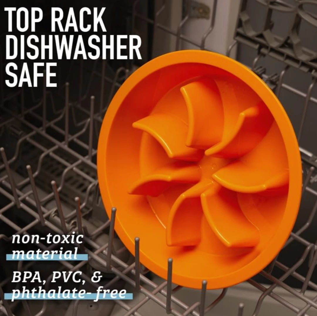 NEW!  Slow Feeding Pet Bowl image indicator(6)