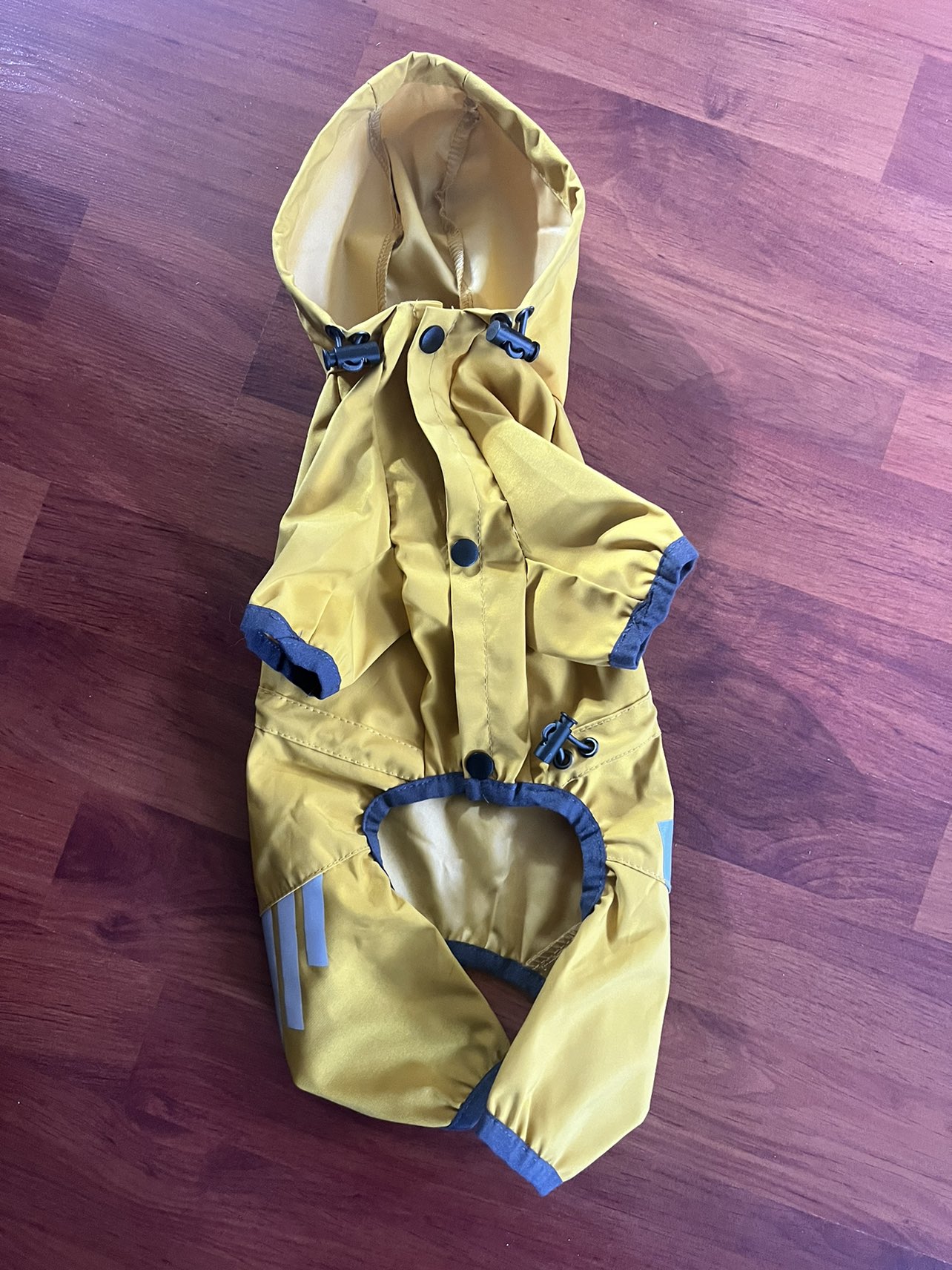 New Small Dog Waterproof Raincoat with Hood, 25 cm - photo 3