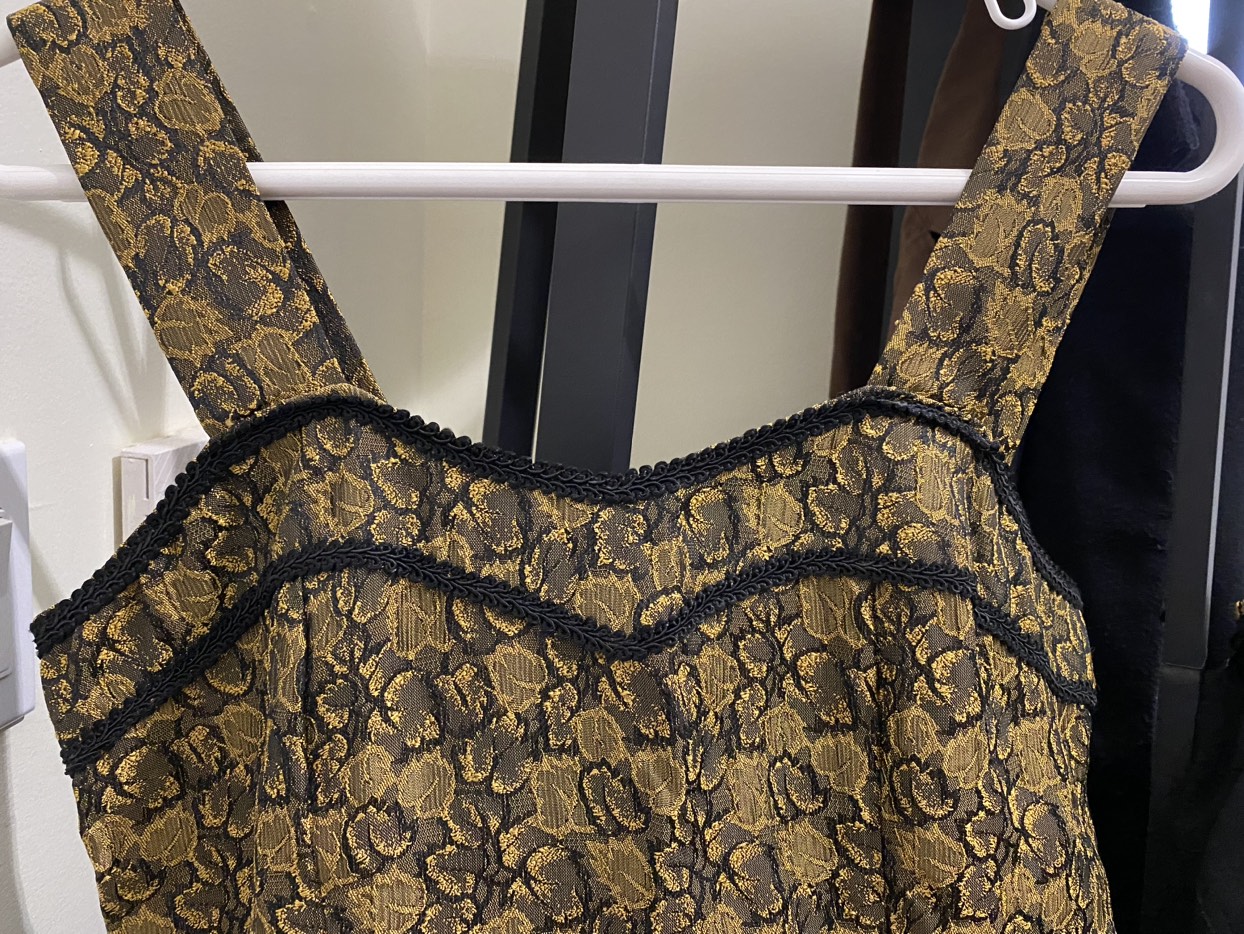 Rare 80s Vintage dress with bolero image indicator(4)