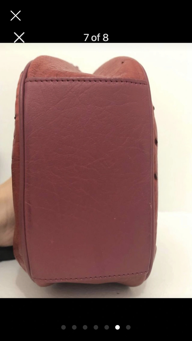 BRAND NEW women’s ostrich leather shoulder bags image indicator(6)