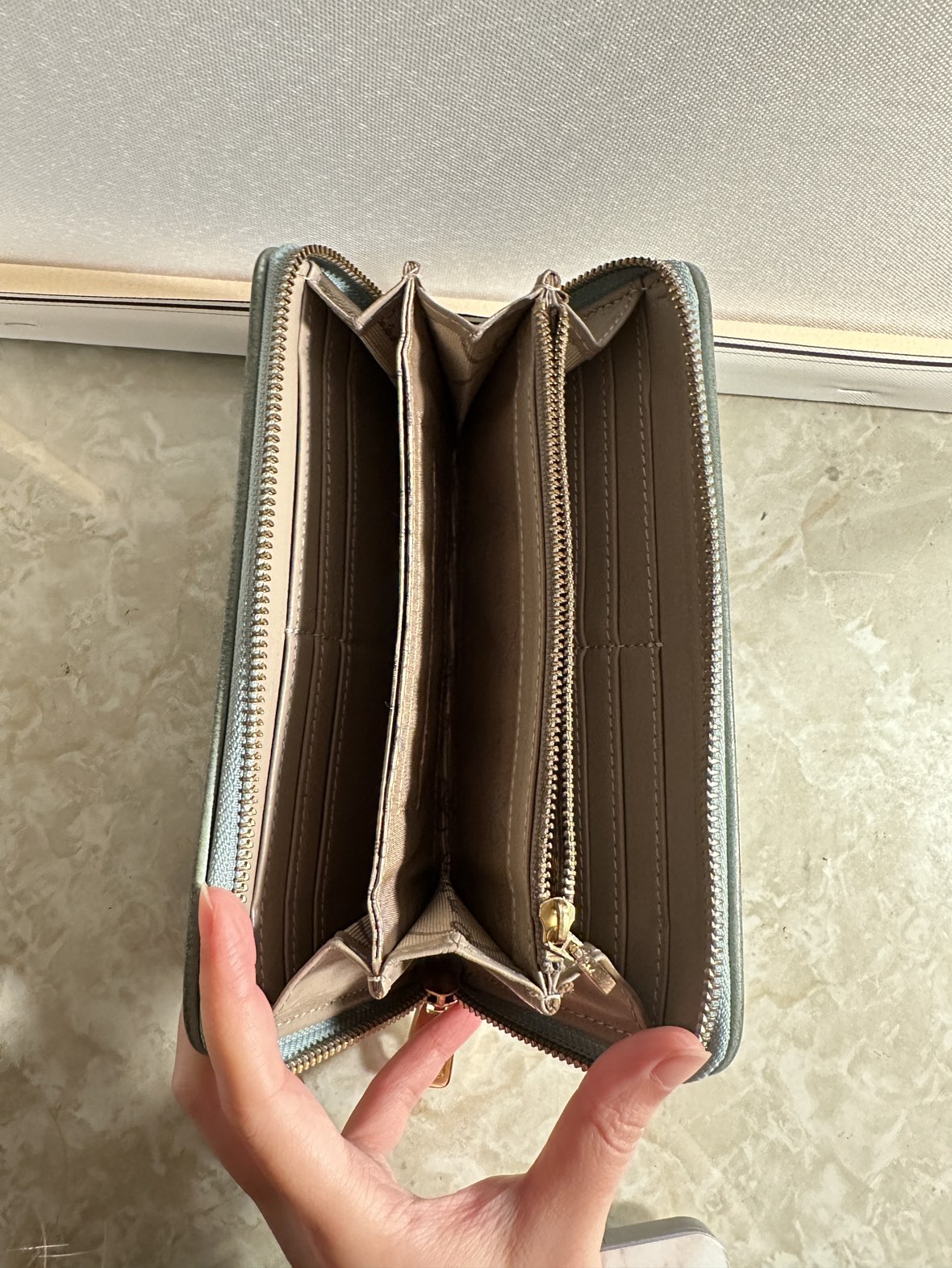Leather Zip Wallet - photo 3