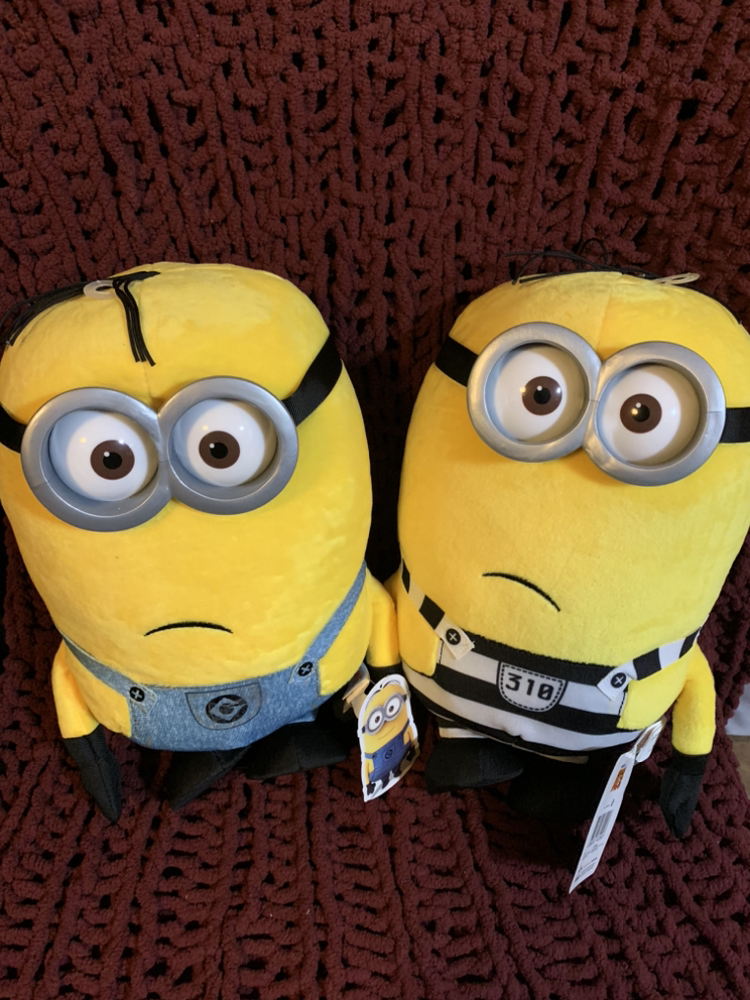 Despicable 12”Minions Stuffed Toys  15 dollars each  or 2 for 25 image indicator(3)
