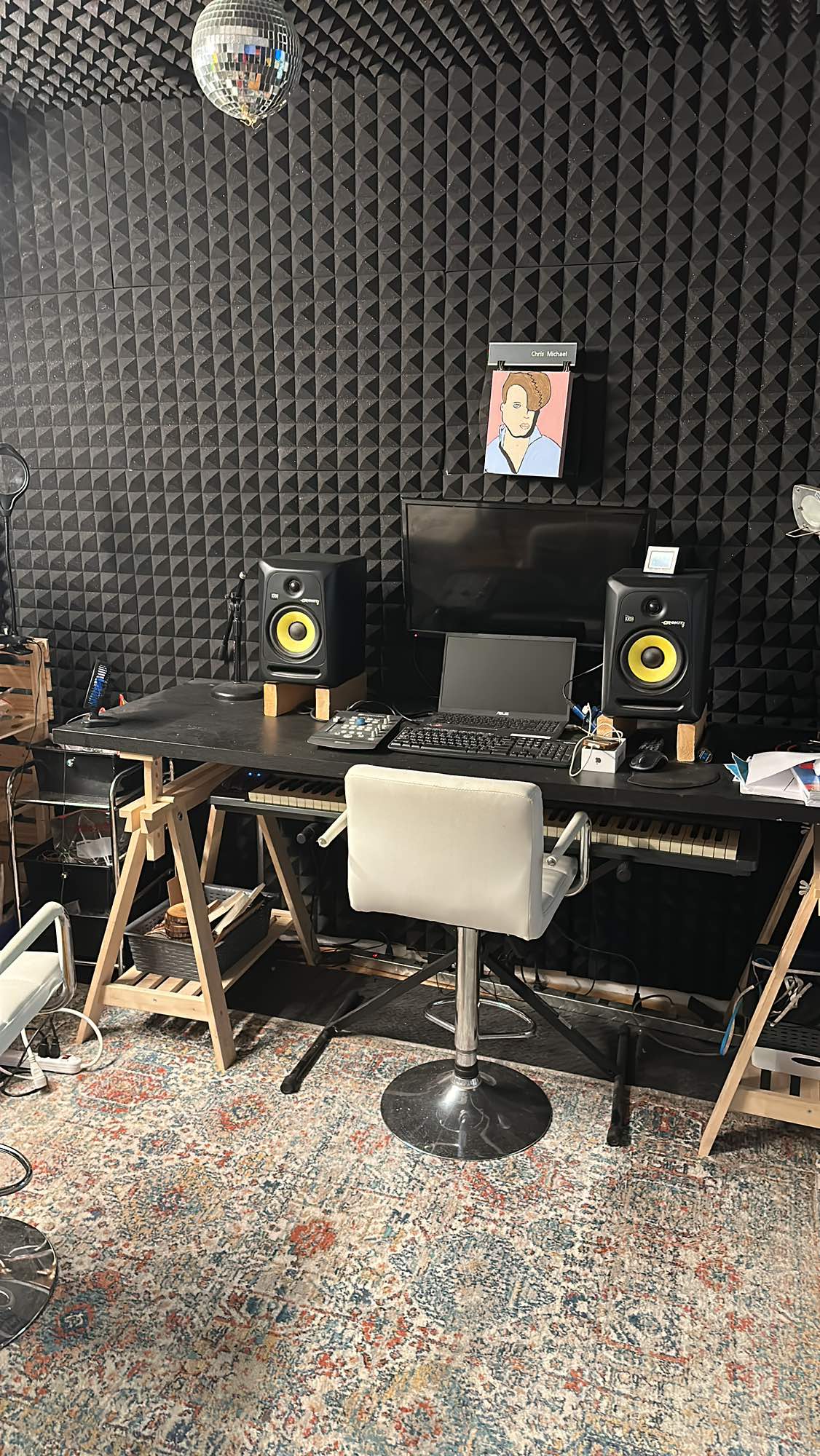 60 Acoustic pyramid sound proofing tiles  19.5x19.5x2 - photo 4