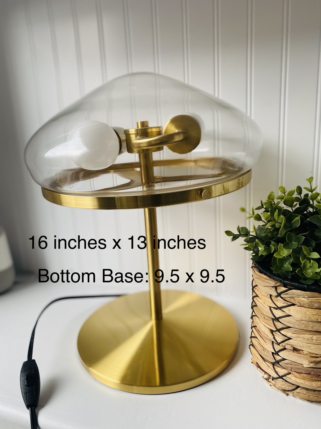 Home Decor- IKEA Brass Lamp - photo 2