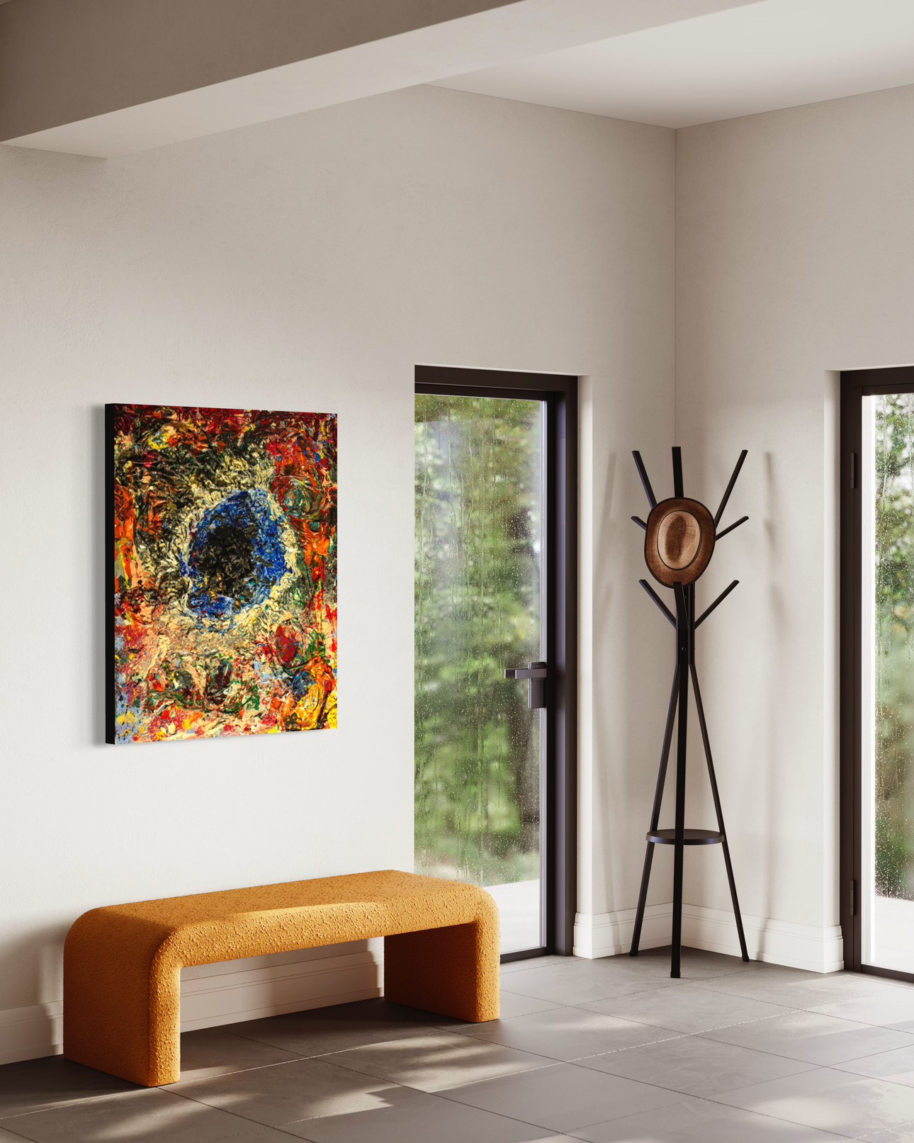 Seeing eye painting image indicator(3)