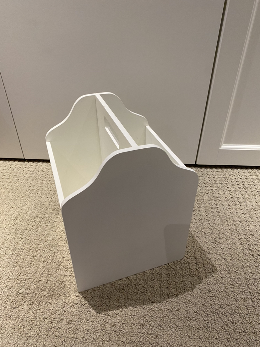 Storage box - white (wooden) image indicator(2)