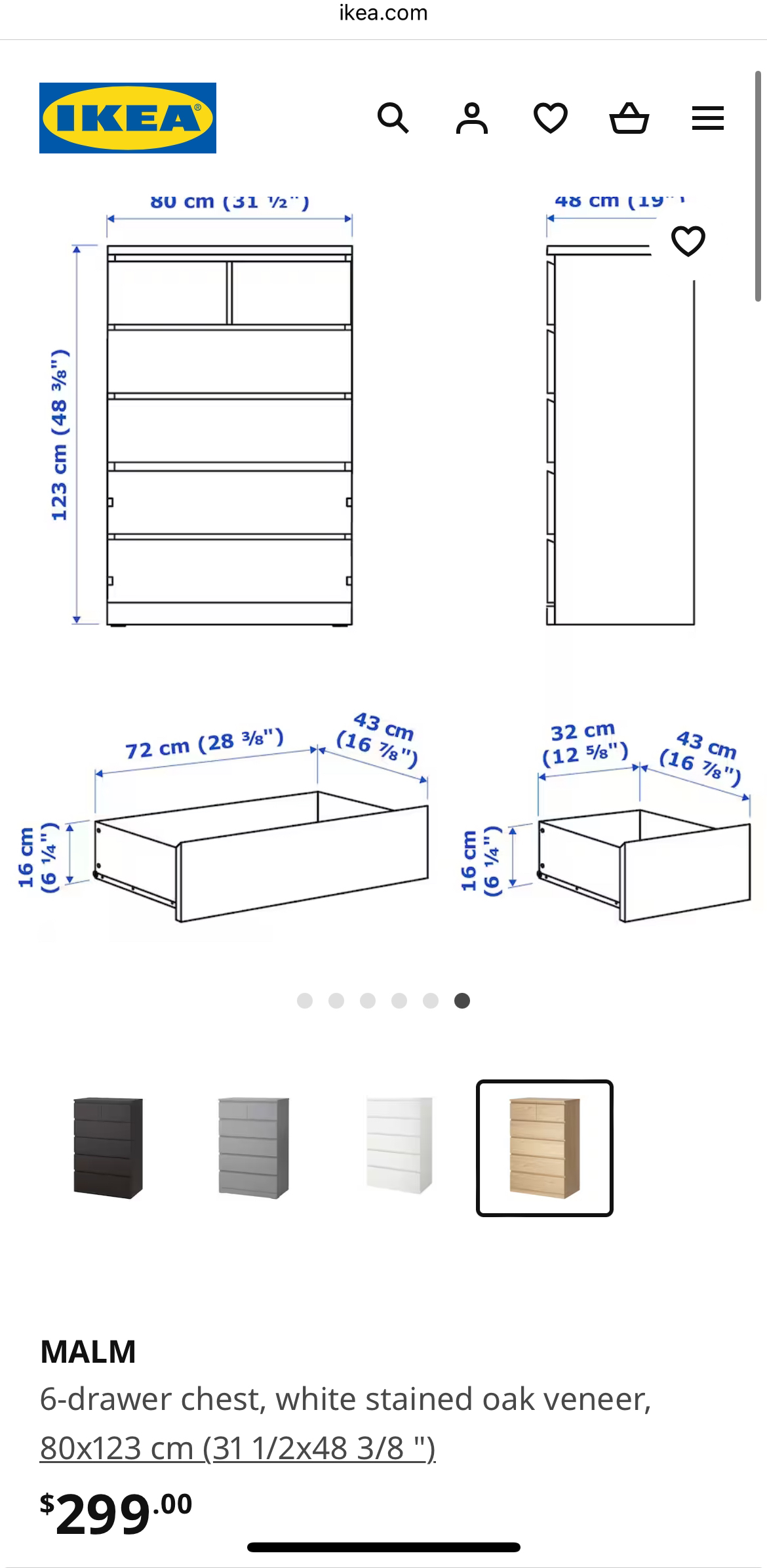 IKEA Malm chest of drawers - photo 2