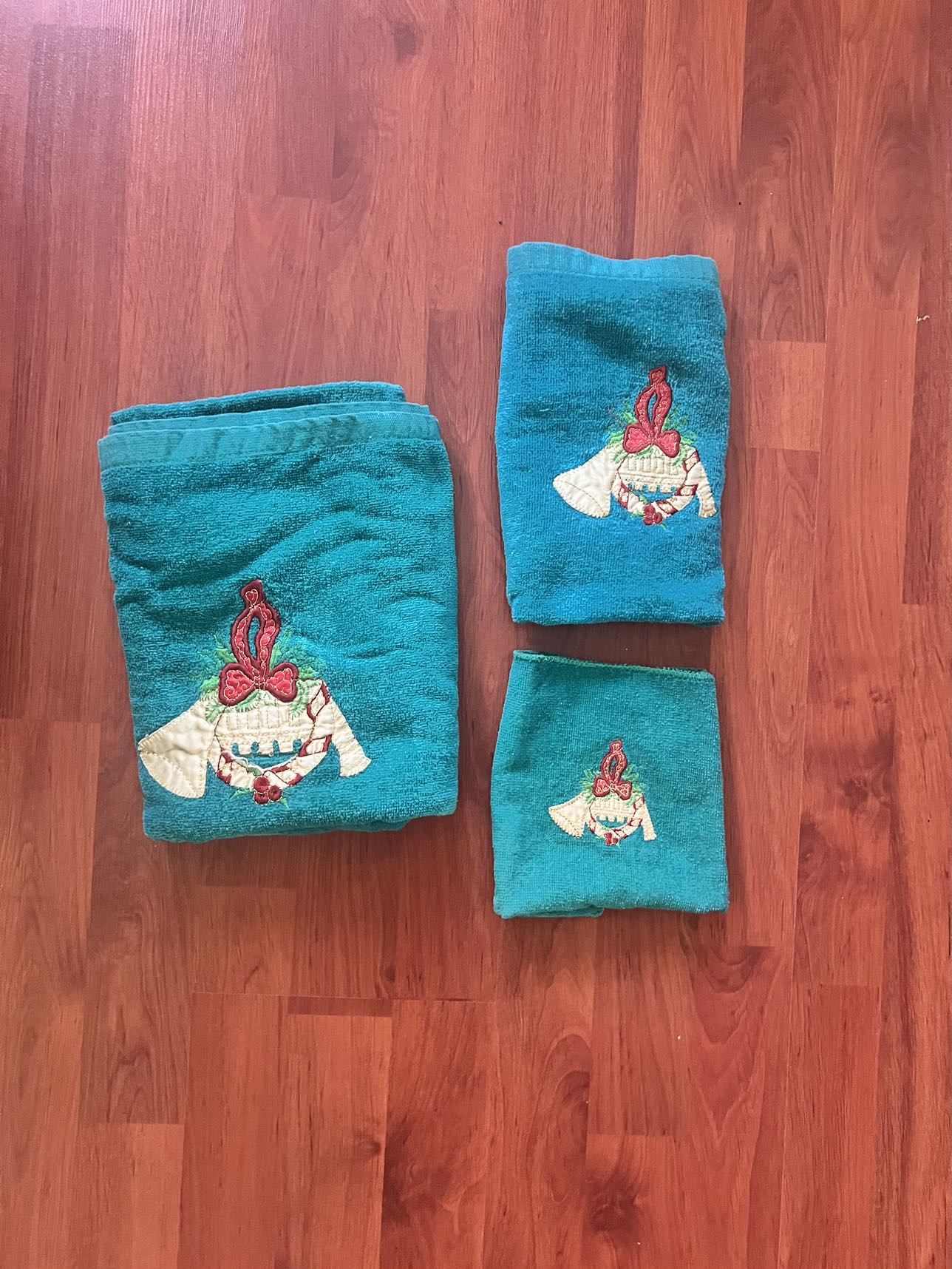 Christmas towel set, 3 pieces