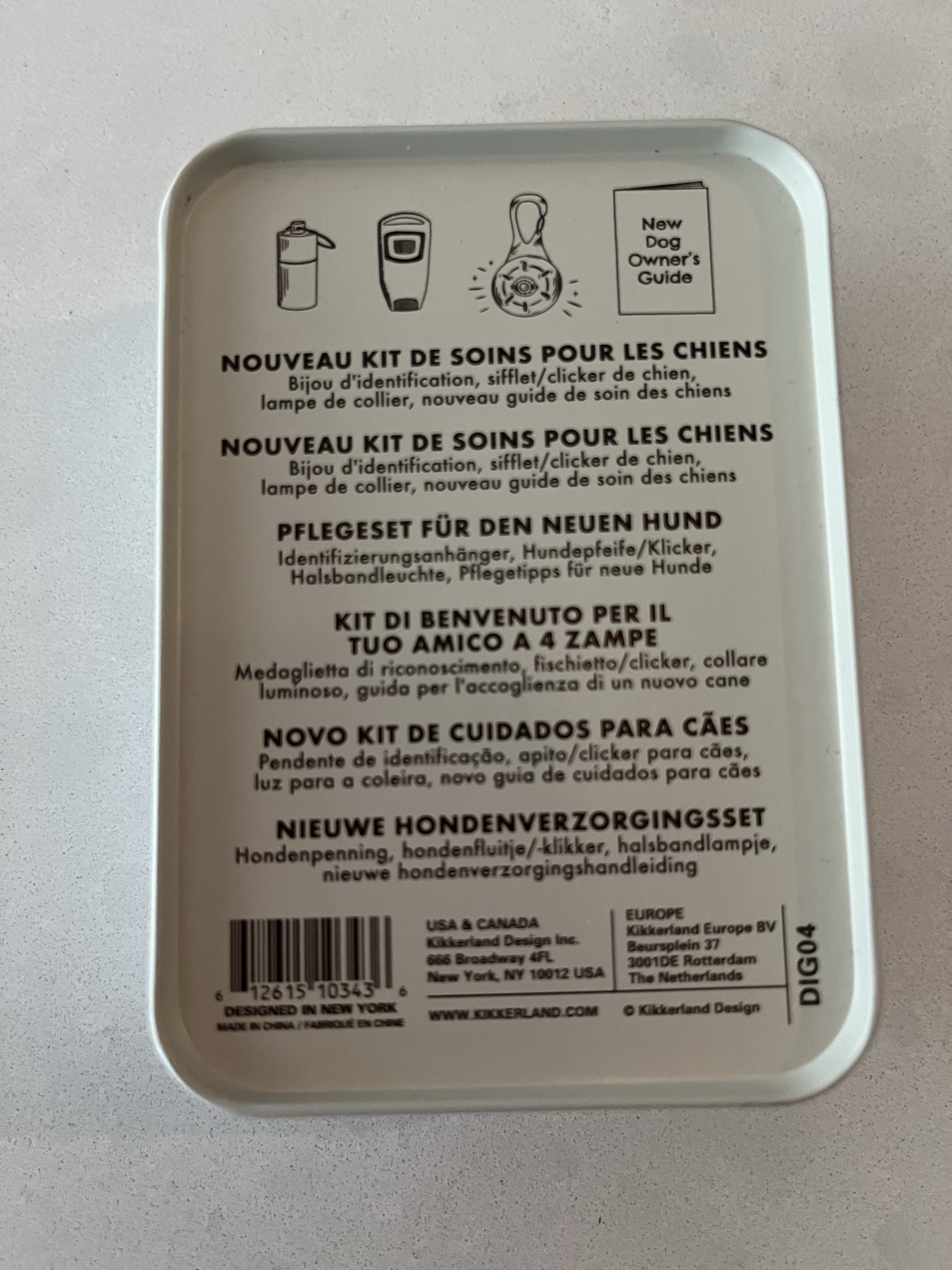 Kobe by Kikkerland - Welcome New Dog Kit image indicator(3)