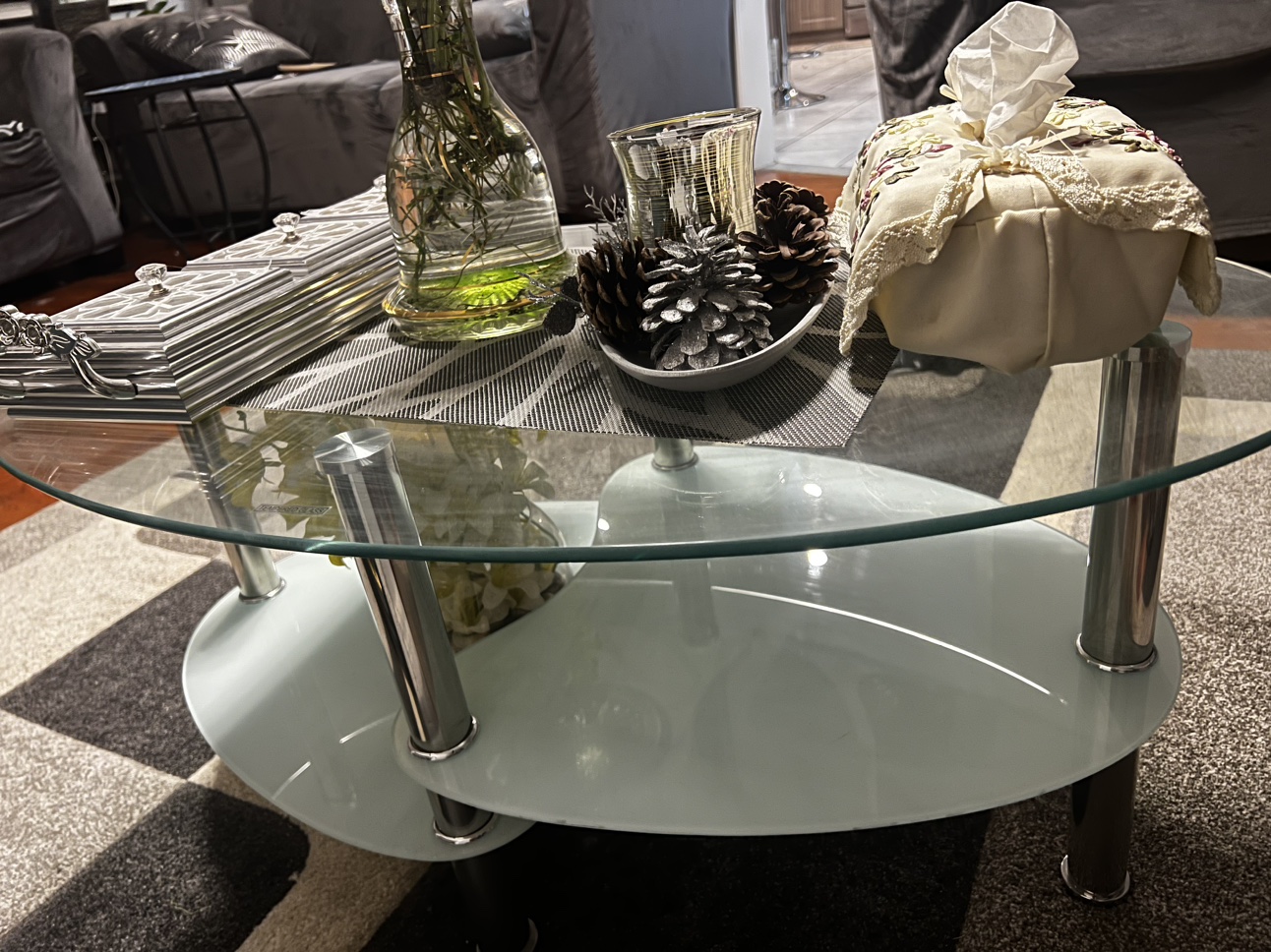 Glass coffee table - photo 3