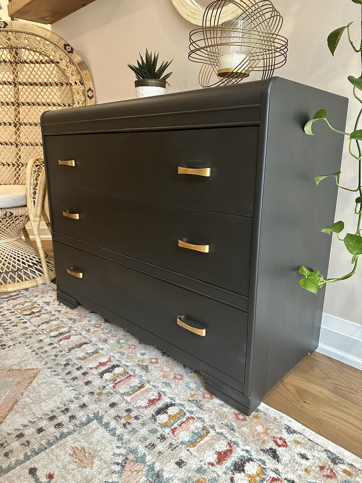 Newly Refinished Vintage Dresser image indicator(4)