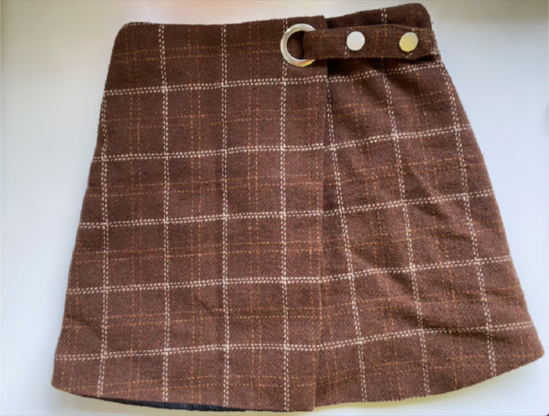 Plaid mini skirt - photo 2