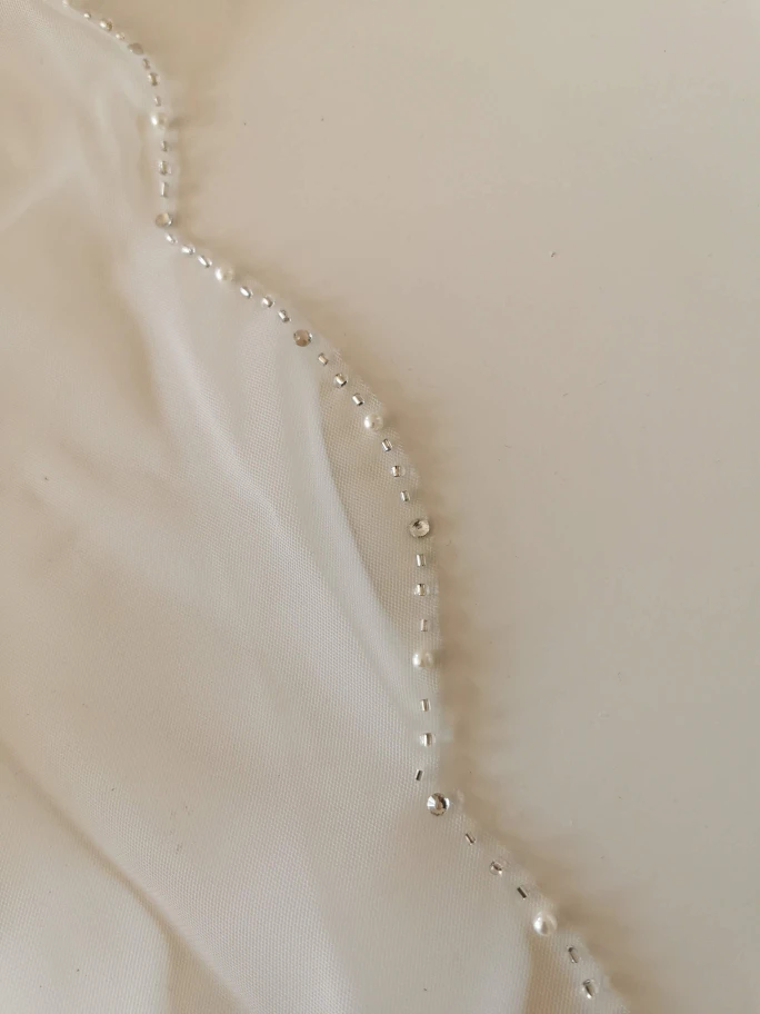 Wedding veil, ivory - photo 3