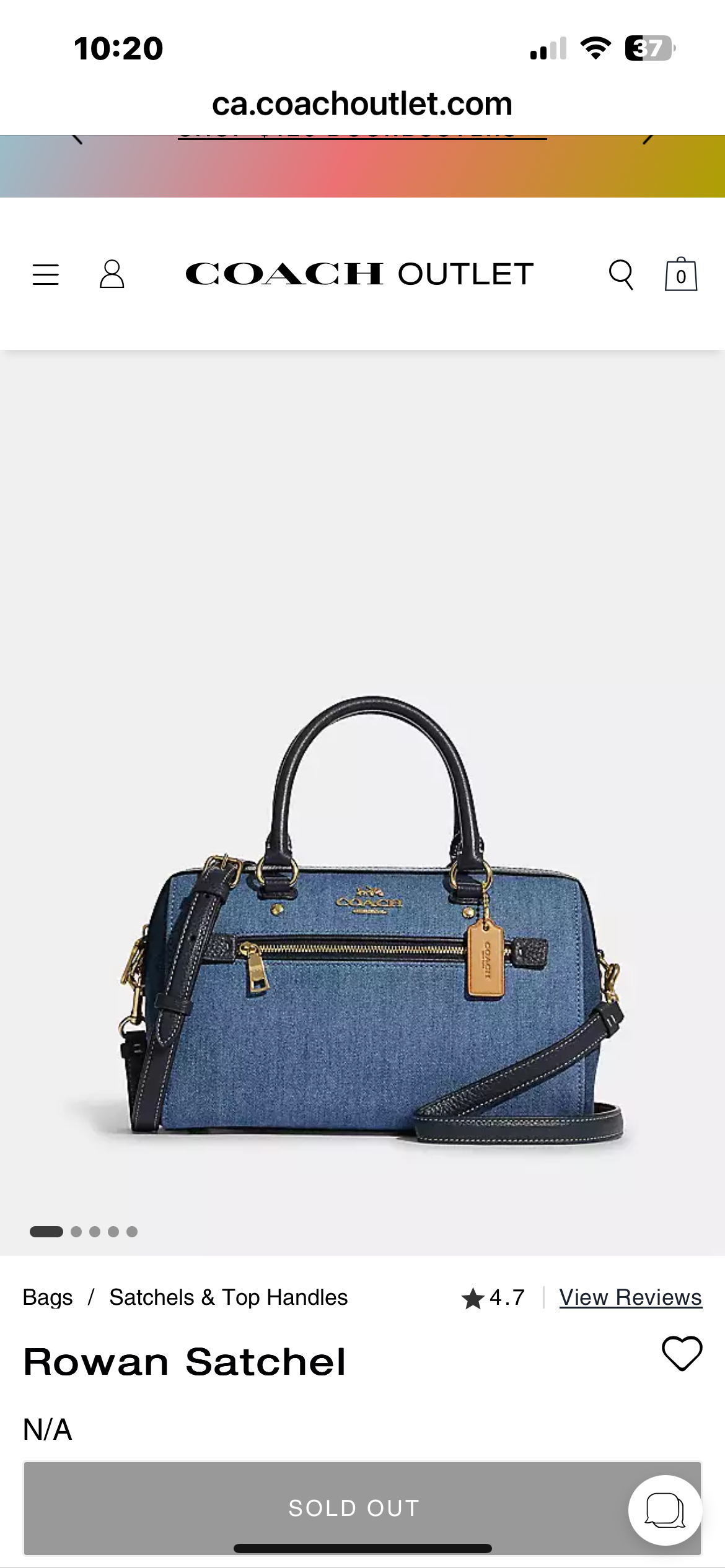 Coach Brand New Rowan Satchel - photo 5