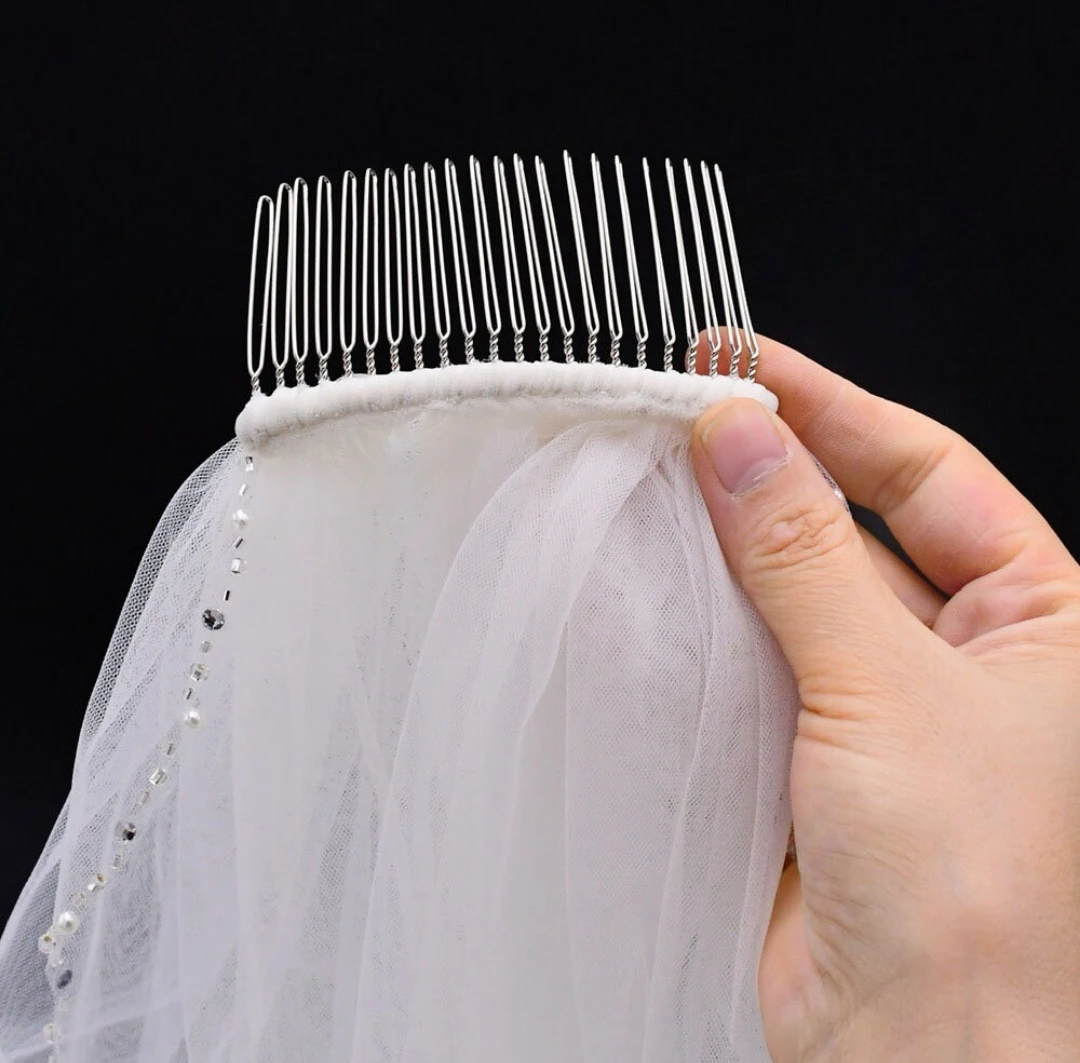 Wedding veil, ivory - photo 2