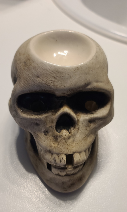 Skull oil warmer burner