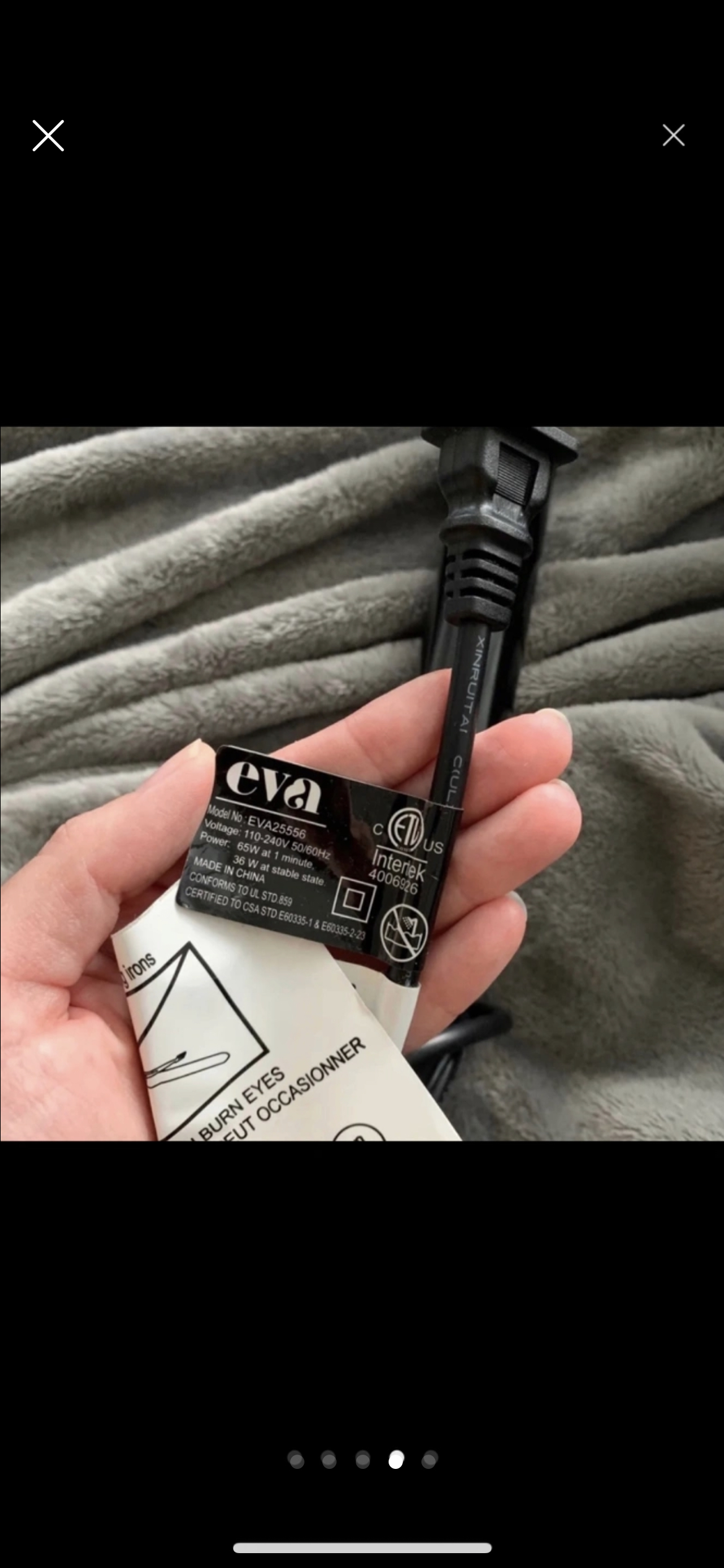 Eva Hair Curling Iron + Tresemme Volumizing Mousse + Glove 🏒 image indicator(4)