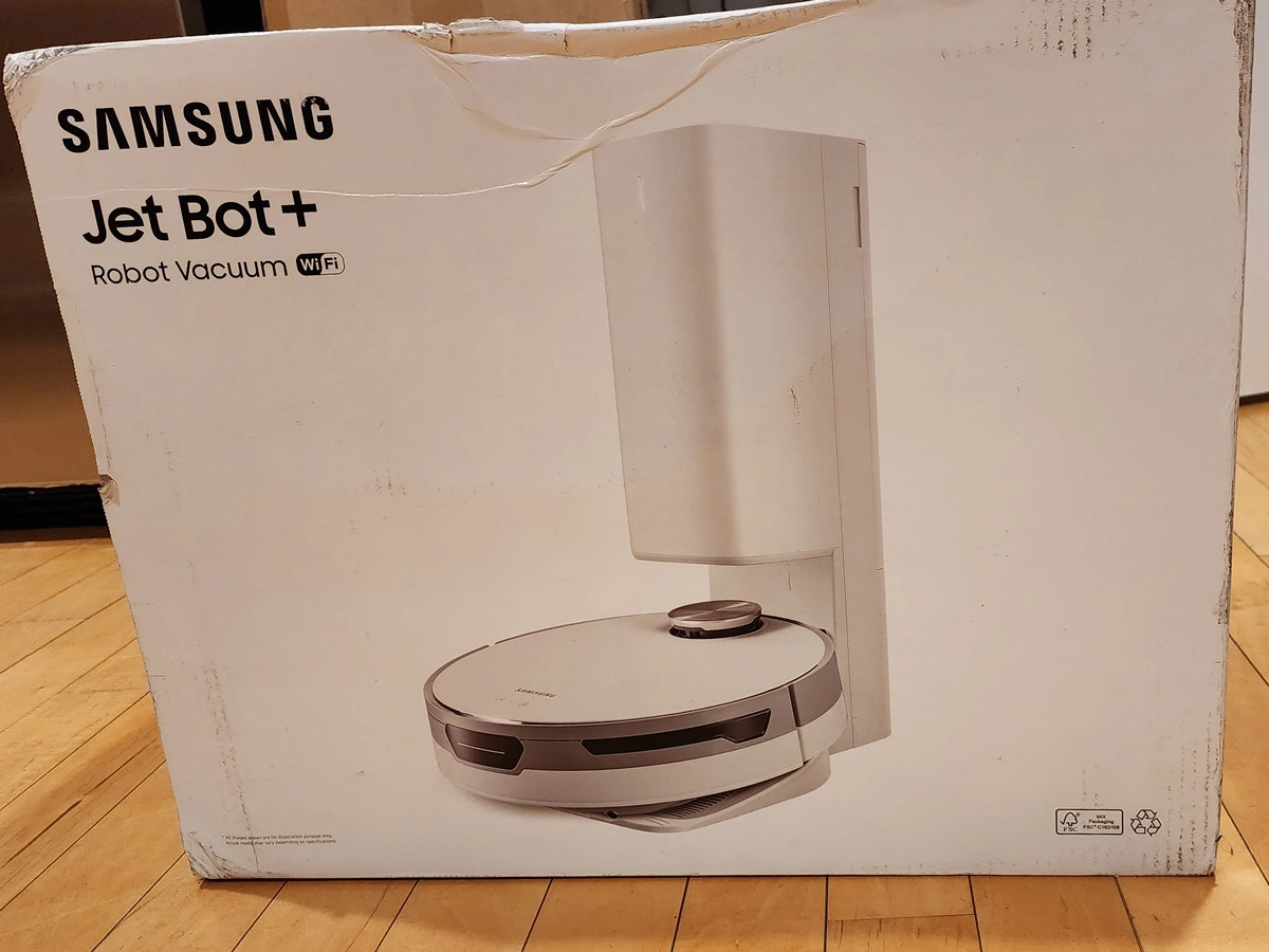 samsung jet bot+ robot vacuum w/ clean station NEW - photo 3
