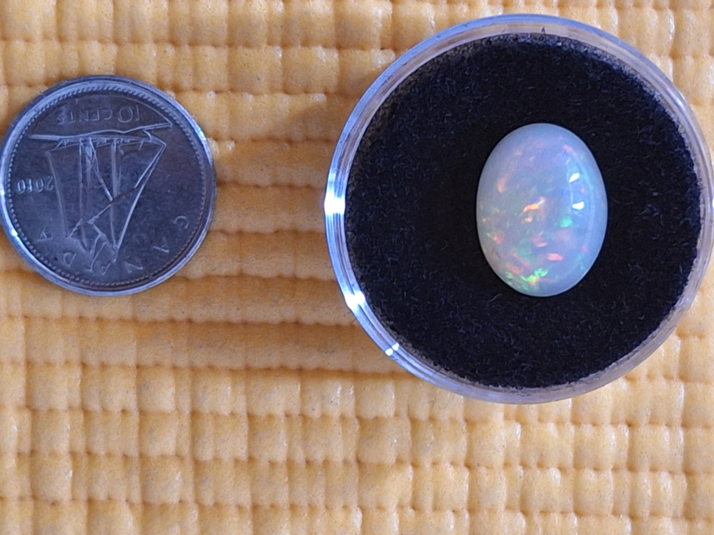 4.10 Carat Ethiopian Opal Appraisal insurance value $2,700 image indicator(4)