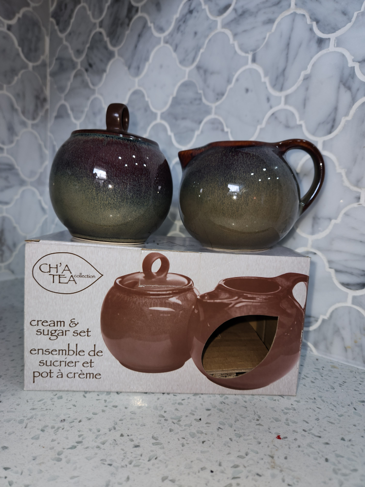 Creamer & Sugar bowl Ch'a Tea Collection  image indicator(2)