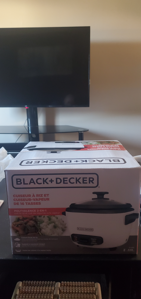 Black and Decker Rice Cooker..never opened