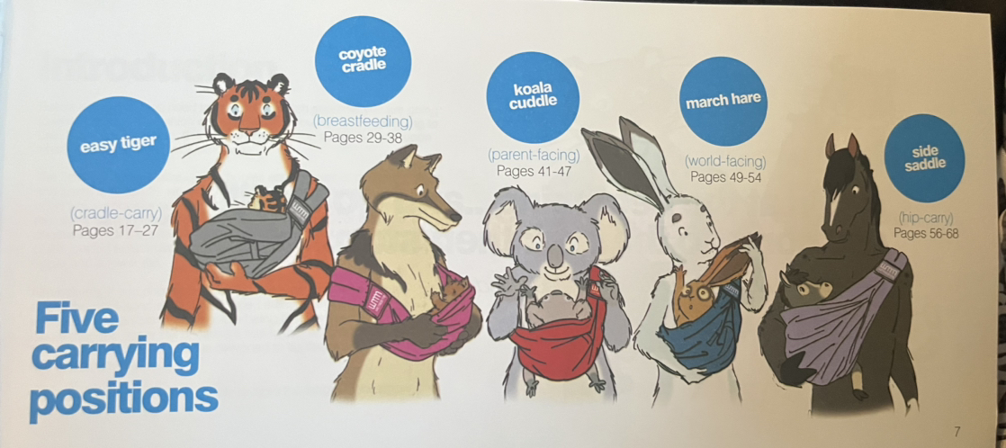 Umademe sling baby carrier image indicator(9)