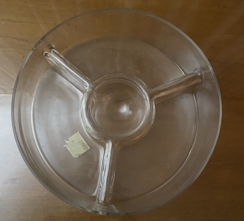 Glass serving dish #freecycle thumbnail
