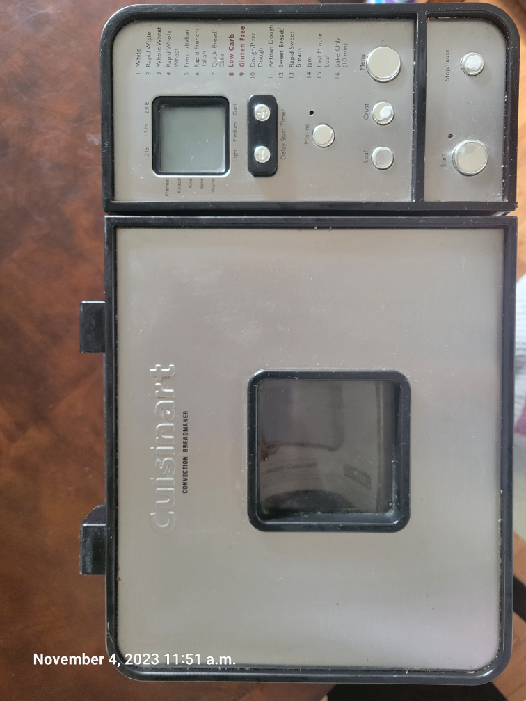 great Cuisinart bread machine - photo 2