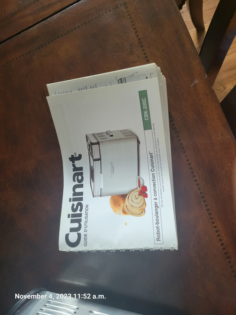 great Cuisinart bread machine - photo 3
