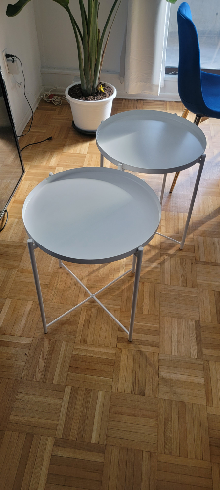 2 NEW IKEA SIDE TABLE