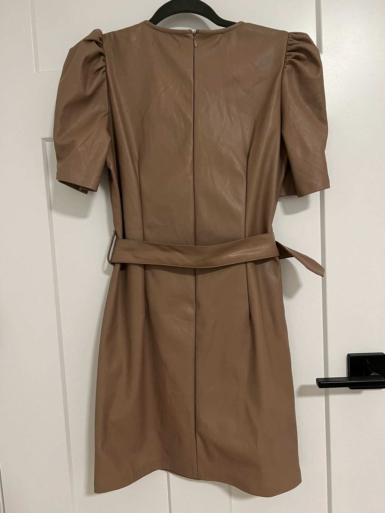 Faux leather mini dress - S/M image indicator(4)