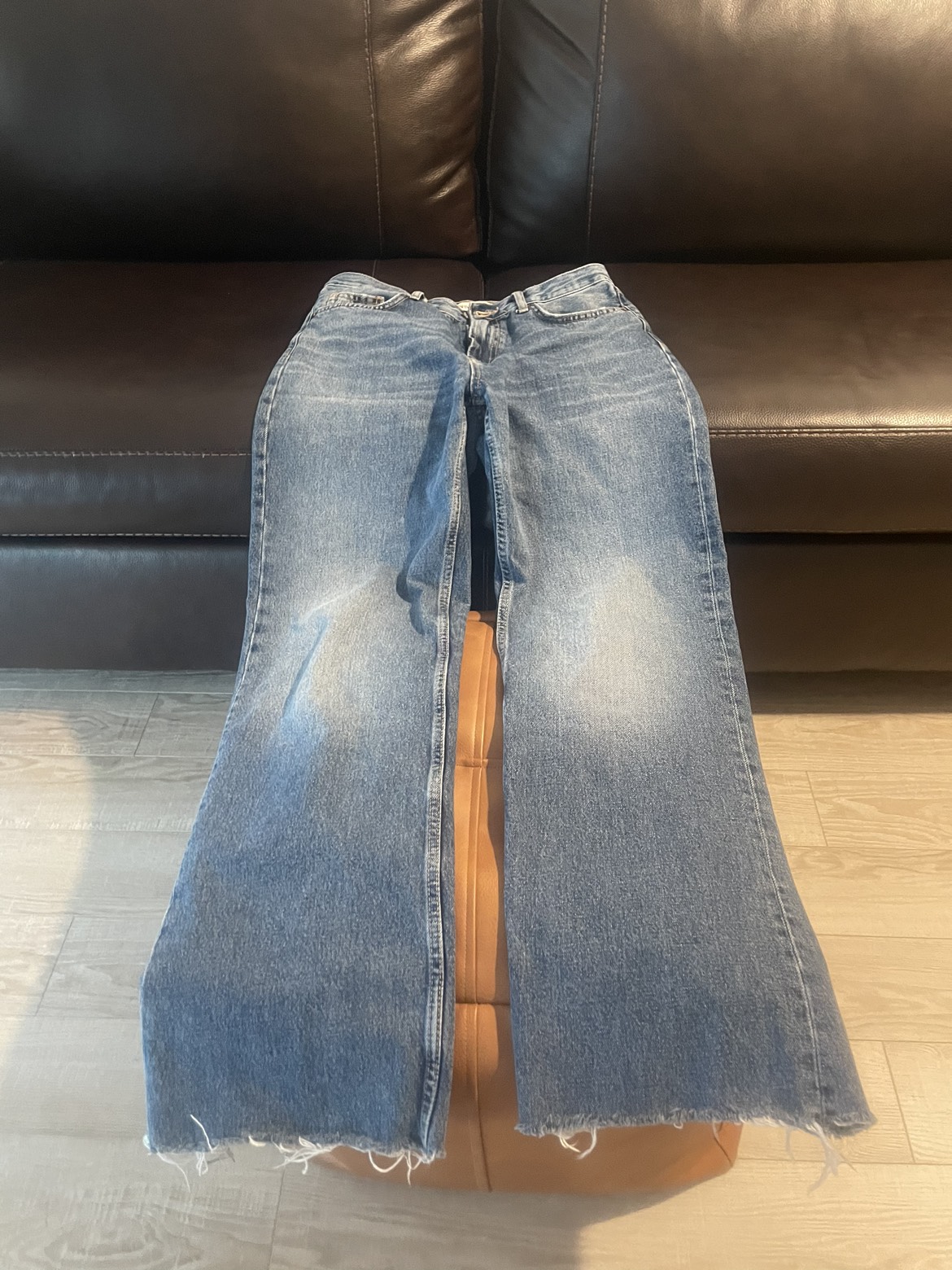 Zara HIGH RISE - WIDE LEG - FULL LENGTH JEANS image indicator(8)
